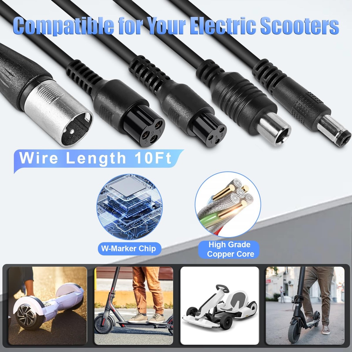 Jetson Electric Bike Electric Scooter Charger For Gotrax,Jetson