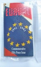 1992-1993 EU Presidency Fifty Pence Scarce 50p Coin Sealed in Folder