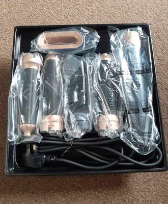 Blue Lilystyler London multi-styler 5 in 1 hairstyler pro styler hair dryer