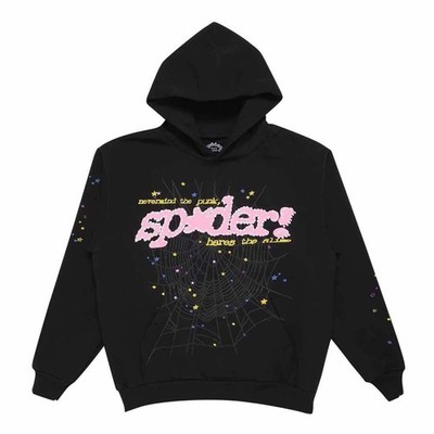 トップス sp5der hoodie P*NK V2 Sp5der P*nk V2 Hoodie 'Black' | eBay