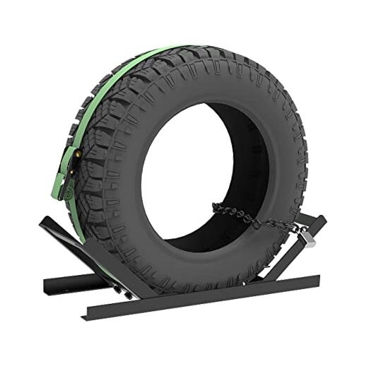 Heavy Duty Semi Truck Spare Tire Rack Mount Carrier Holder  