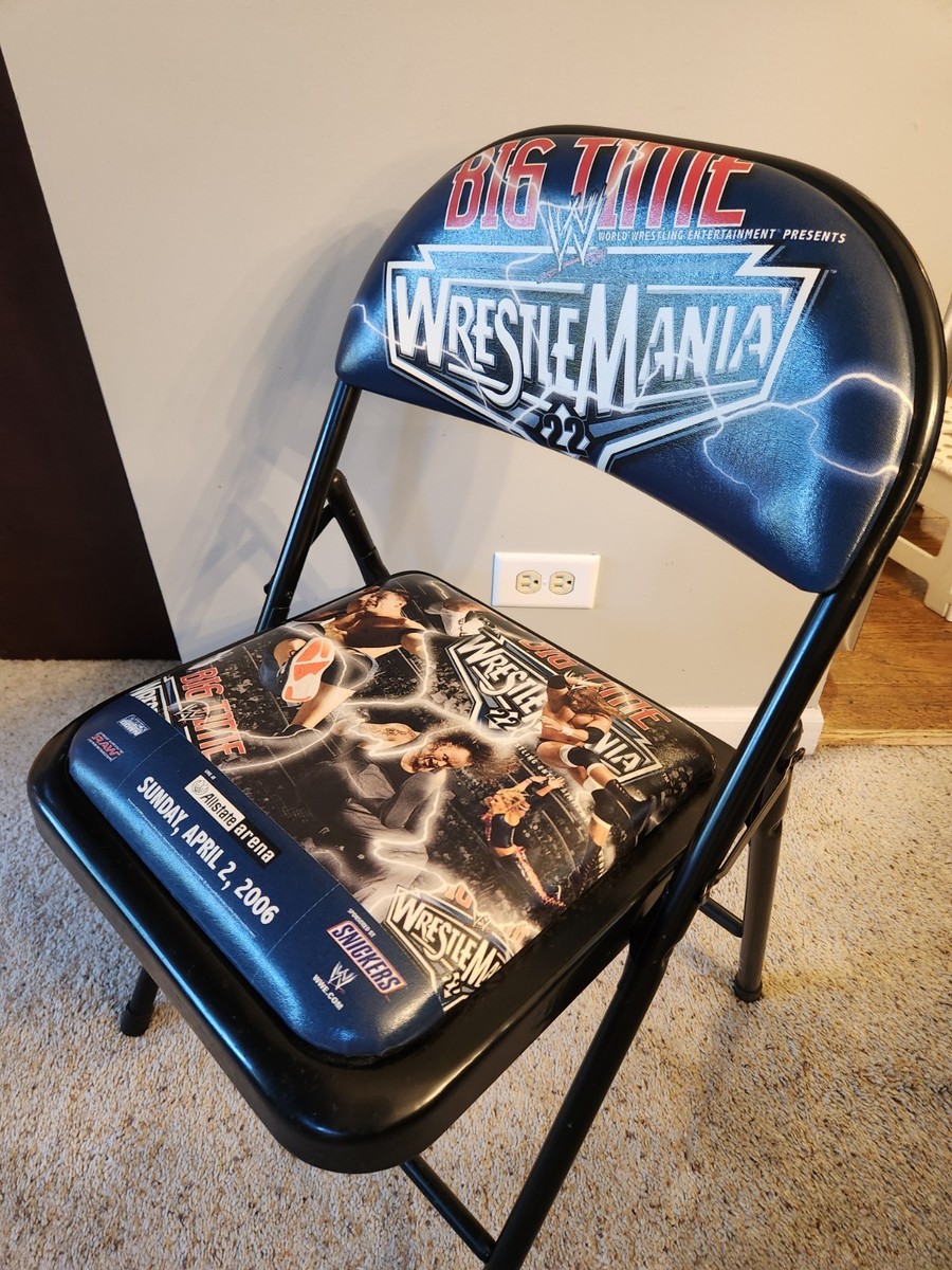 WWE WrestleMania 22 Ringside Chair – April 2, 2006 Allstate Arena