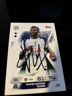 MATCH ATTAX 2026 PAPE MATAR SARR TOTTENHAM HOTSPUR SIGNIERT