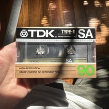 TDK SA 90 Minute Cassette Tape NEW AND SEALED 1987