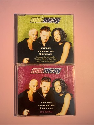 Real McCoy - One More Time [PT. 1 & 2] (CD, 1997) 10 TRKS IMPORT SGLS *RARE* VG+
