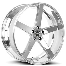 18x8 Strada Wheels Perfetto Chrome Rims 4pcs