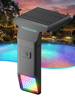 Solar Pool Light 10 Color 4 Mode Remote Timer