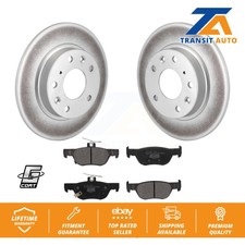 Rear Coated Disc Brake Rotors And Ceramic Pads Kit For Mazda 3 CX-30 Sport