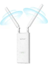 AC1200 Outdoor WiFi Extender Long Range, Dual Band 5GHz + 2.4GHz, IP65 Weathe...