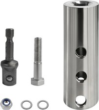 Trailer Jacks Drill Adapter, Jack Crank Handle Attachment Kit with 1/2 Inch Sock