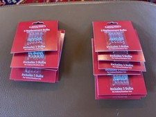 Lot of 13 5ct Packages of Clear Mini Replacement Bulbs 2.5 Volts 65 Bulbs 