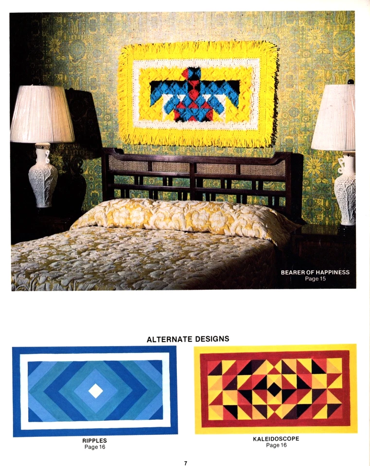 Macreazioni, Motivo Macramè di Thelma Lee, Libretto Modelli L-715 RARO DA TROVARE - Immagine 4 di 4