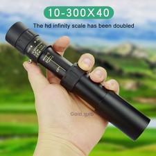High Power 10-300X40mm Monocular Binoculars BK4 Prism Waterproof Focous Outdoor