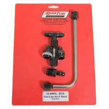 Quick Fuel Fuel Line 6an Black For Slayer Carbs