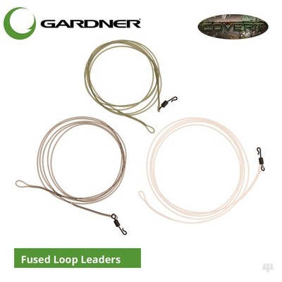 Gardner Tackle Covert Fused Loop Leaders - Carp Pike Barbel Tench Coarse Fishing