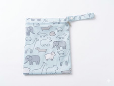 Waterproof fabric diaper bag with cute animal pattern