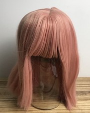 Pastel Pink Short Bob Wig  UMA  12  Synthetic