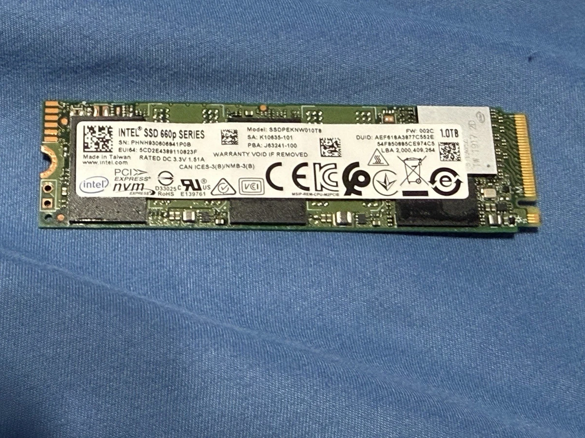 Intel M.2 Interface 1 TB Solid State Drives for sale | eBay