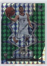 2021-22 Panini Mosaic Rookies Green Prizm Santi Aldama #229 Rookie RC 14xv