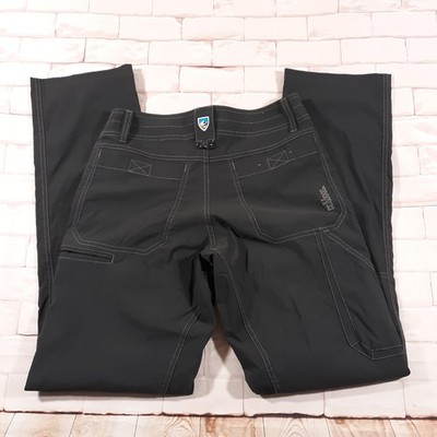 Kuhl Hiking Pants Mens 28 x 32 Utility Lightweight Chino Dark Gray Slash Nylon