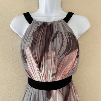 ASOS Little Mistress Floral Maxi Dress Size 2 Gray Purple Pink Fairy NWT |  eBay