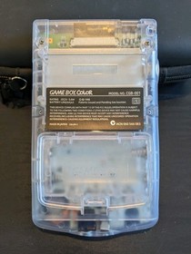 Nintendo Game Boy Color Clear GBC IPS Q5 XL Screen Backlit Brighter Mod