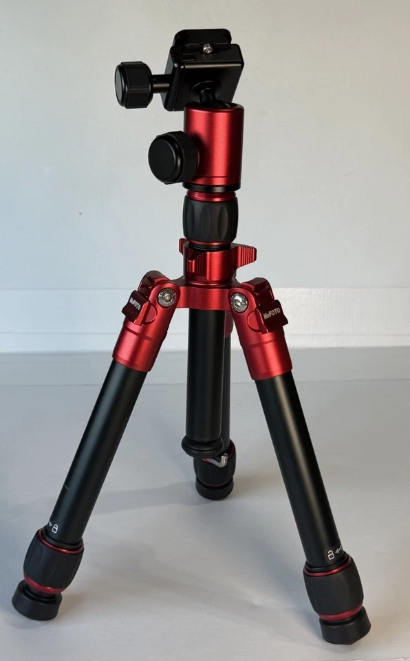 [Como Nuevo] Kit de trípode de viaje de día MeFOTO A0320 con cabezal de bola. Altura máxima 24” Foto 4 de 4