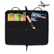 EASTROCK Drum Sticks Bag - Large Capacity Holder with Drum Key, Hook, Strap (...