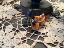 Vintage Meerschaum block hand carved pipe with Amber, colored mouthpiece, old