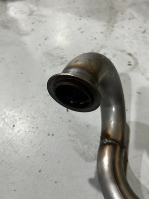 VW TDI 2.0L lower exhaust pipe/downpipe with turbo flange FOR RACE USE ONLY