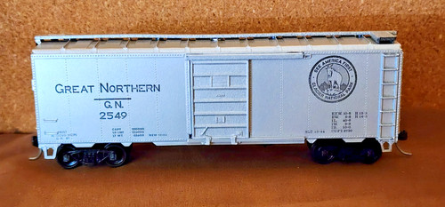 Carro de carga Great Northern Railroad 40' 2549 Roundhouse RTR Kadee ruedas de metal HO | Zustand: Used