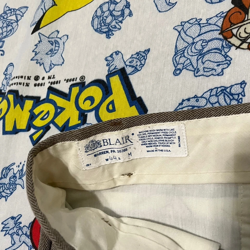 Pantalones con cremallera Blair Talon vintage años 70 44x30 años 70 verdadero vintage Foto 4 de 4