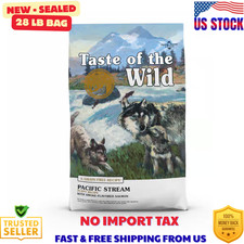 Taste Of The Wild Pacific Stream Dry Dog Food with Smoke Flavored Salmon, 28lbs