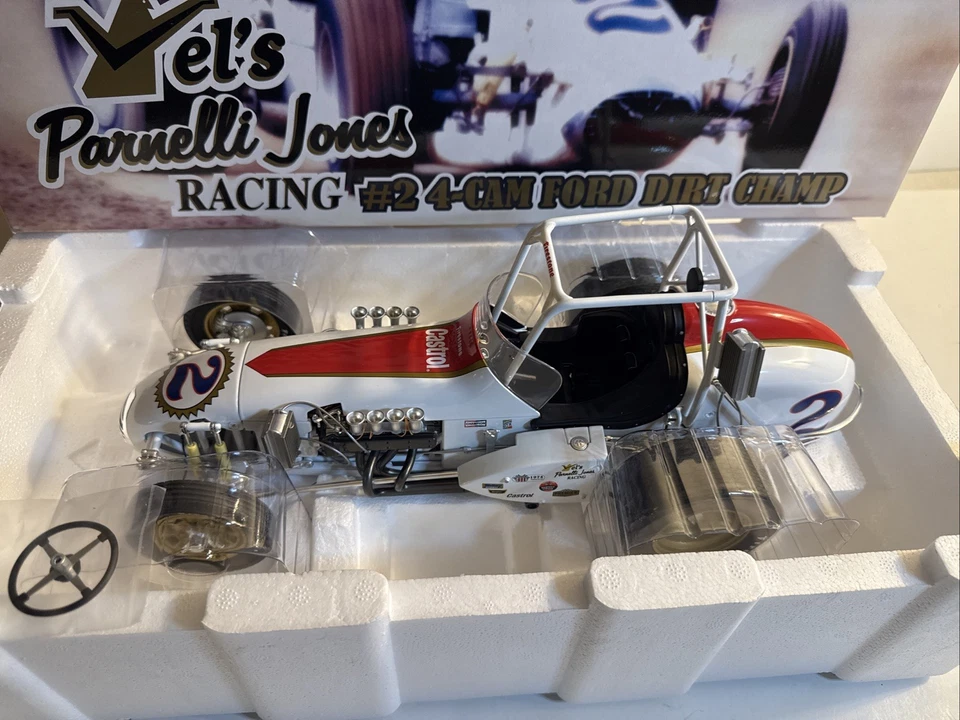 1:12 Scale Mario Andretti Racing #2 Ford 4-Cam Dirt Champ Part No. 7904 - Image 3 of 4