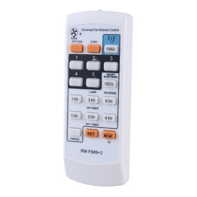 RM-F989+2 Remote Control Manage Two Fan Simultaneously with Ease English Version
