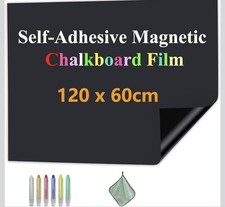 Self-Adhesive Chalk Board 120 x 60 cm Magnetic Chalkboard for Wall Blackboard