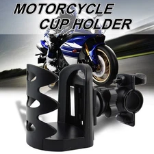 Motorcycle Adjustable Handlebar Cup Holder Mount Drink Water Bottle for ATV Xtam