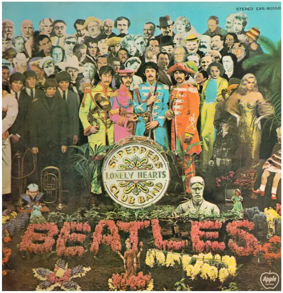 LP The Beatles Sgt. Peppers Lonely Hearts Club Band INSERT JAPAN