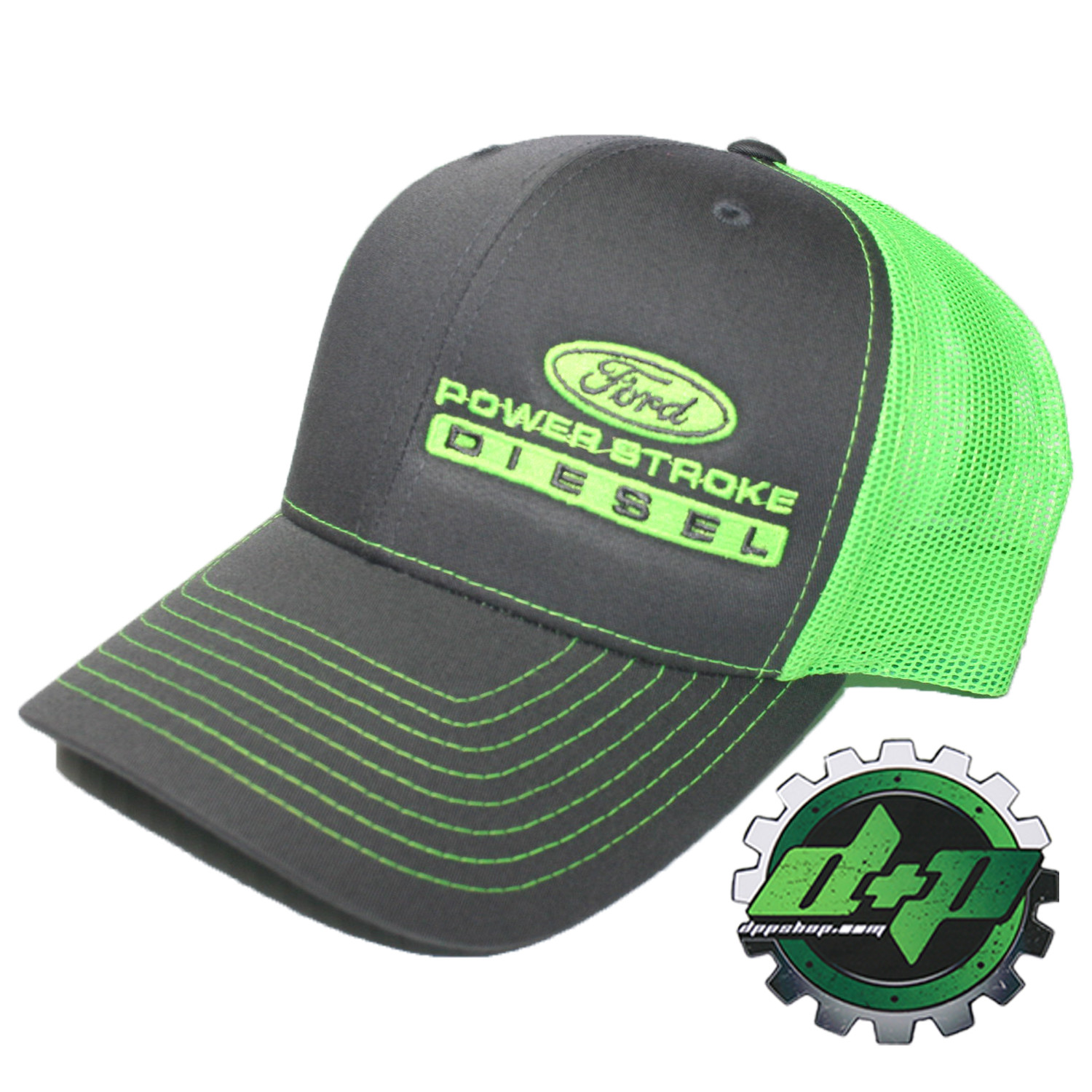 Ford Bronco Hat Snapback Hat Ford Oval Logo Black/Blue Chevy