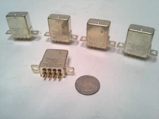Ten New Comm. Instr. X22-104-039 Relays  2PDT, 28VDC Coil 10A Type I