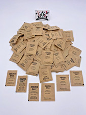 MRE IODIZED SALT PACKETS LOT OF 100 4 GRAM INDIVIDUAL PACKETS