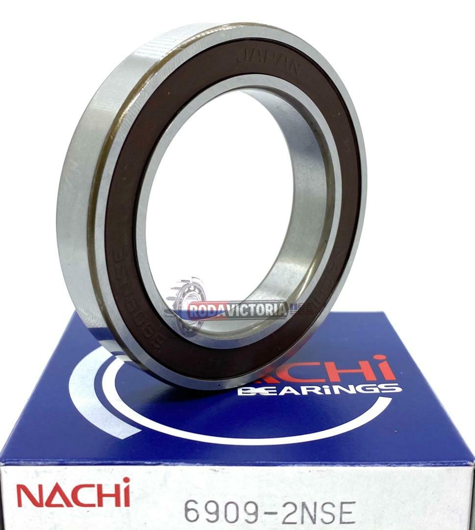NACHI JAPAN 6909-2RS two side rubber seal bearing 6909-rs ball
