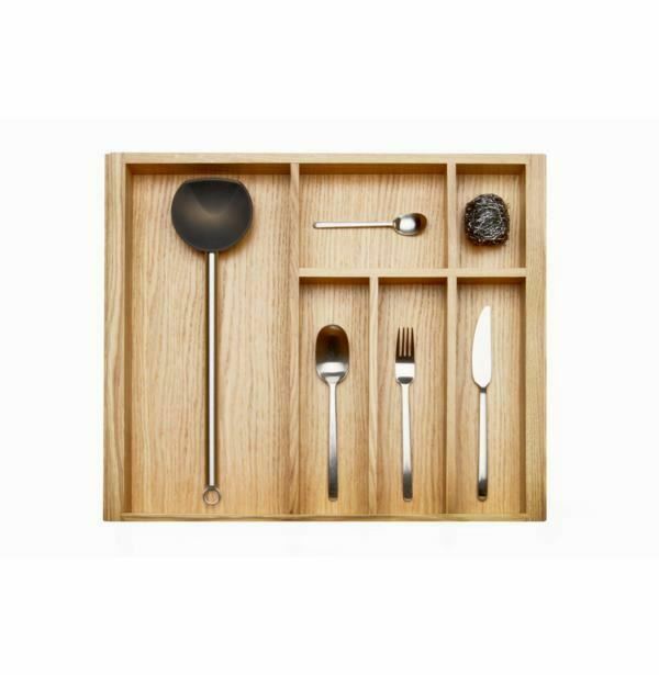 Oak Kitchen Drawer Cutlery Tray Insert Suits Blum 450 to 1000mm widths 450 Depth eBay