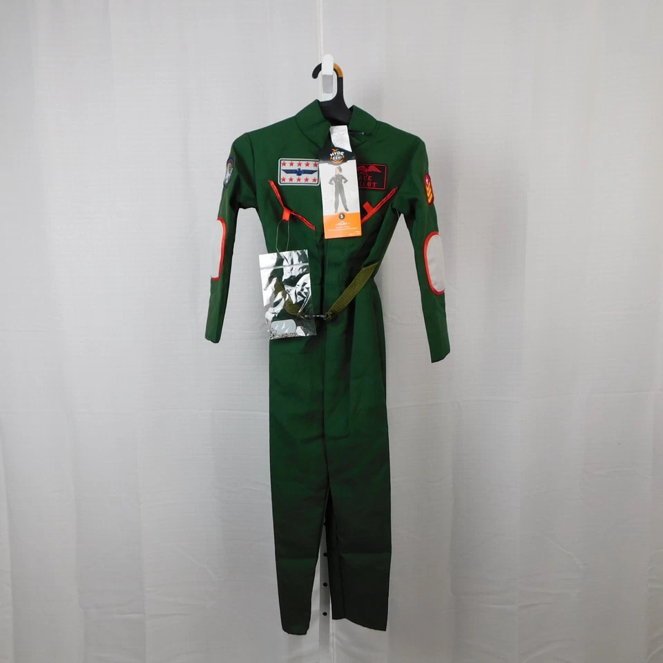 Disfraz de piloto de combate para niños de Halloween mono con etiqueta de perro - 4-7 pequeño #1665 Foto 2 de 4