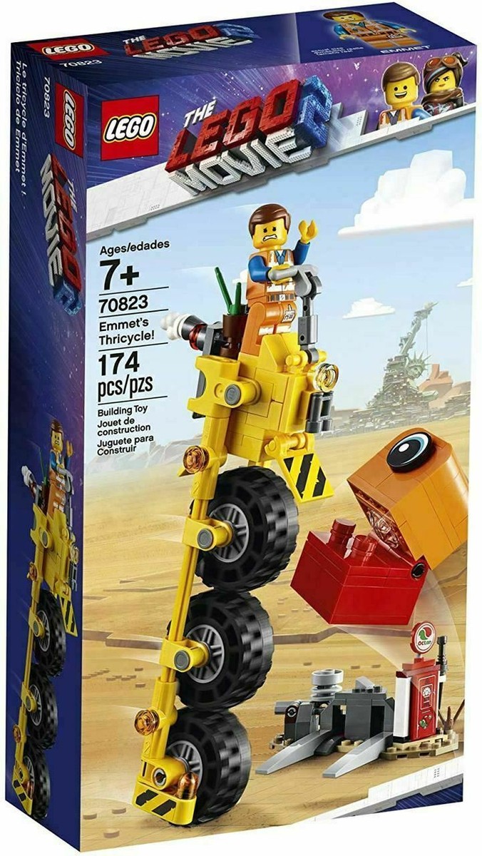 70823 EMMET'S THRYCLE lego NEW movie 2 SEALED legos set 3 wheeled