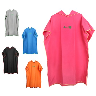 Erwachsene Badeponcho Handtuch Kapuzenhandtuch Badetuch Surf Poncho Bademantel