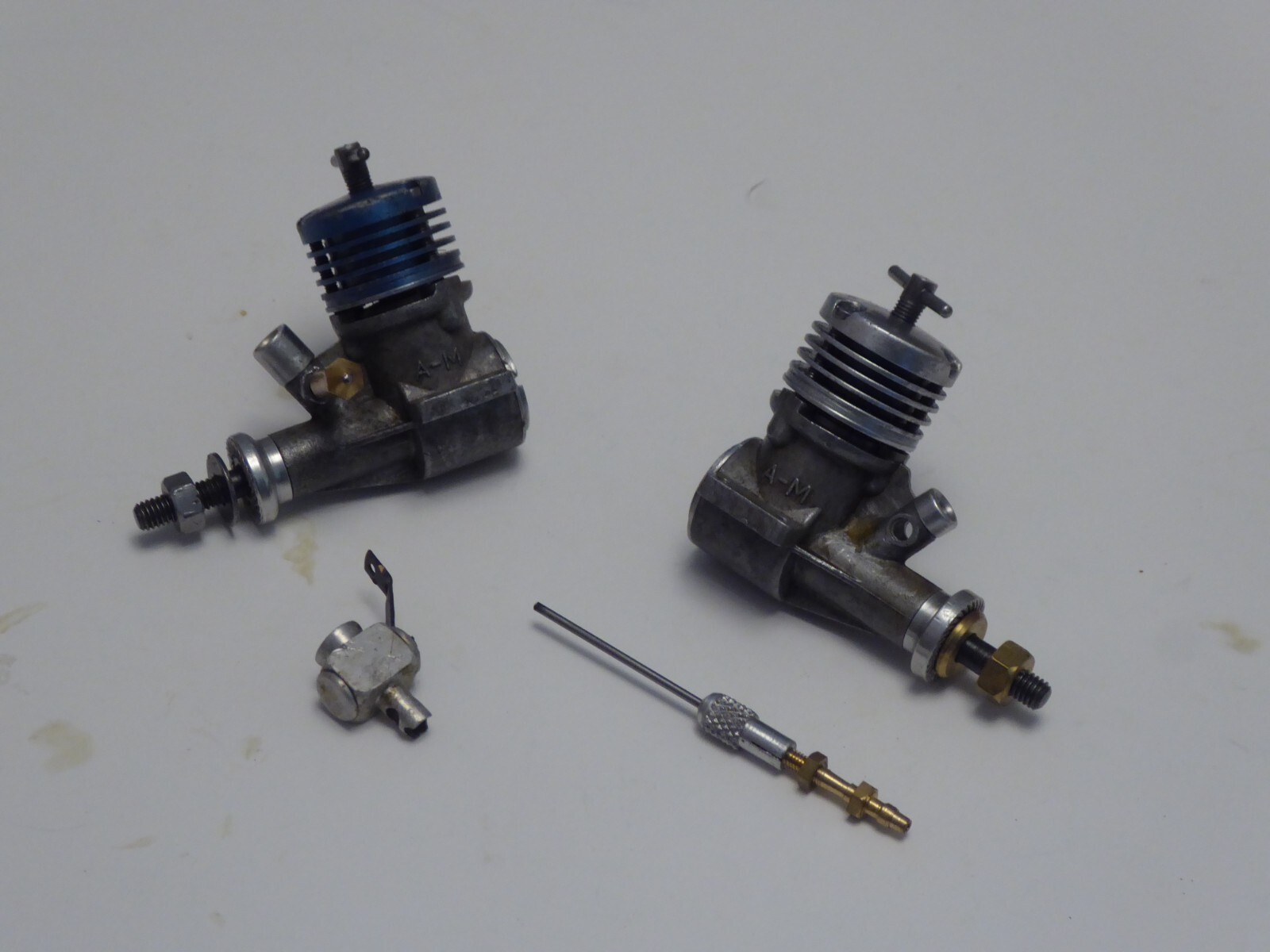 2 x AM Model Diesel Engines 1.49 cc (AM15) , w/Reproduction NVA & Used