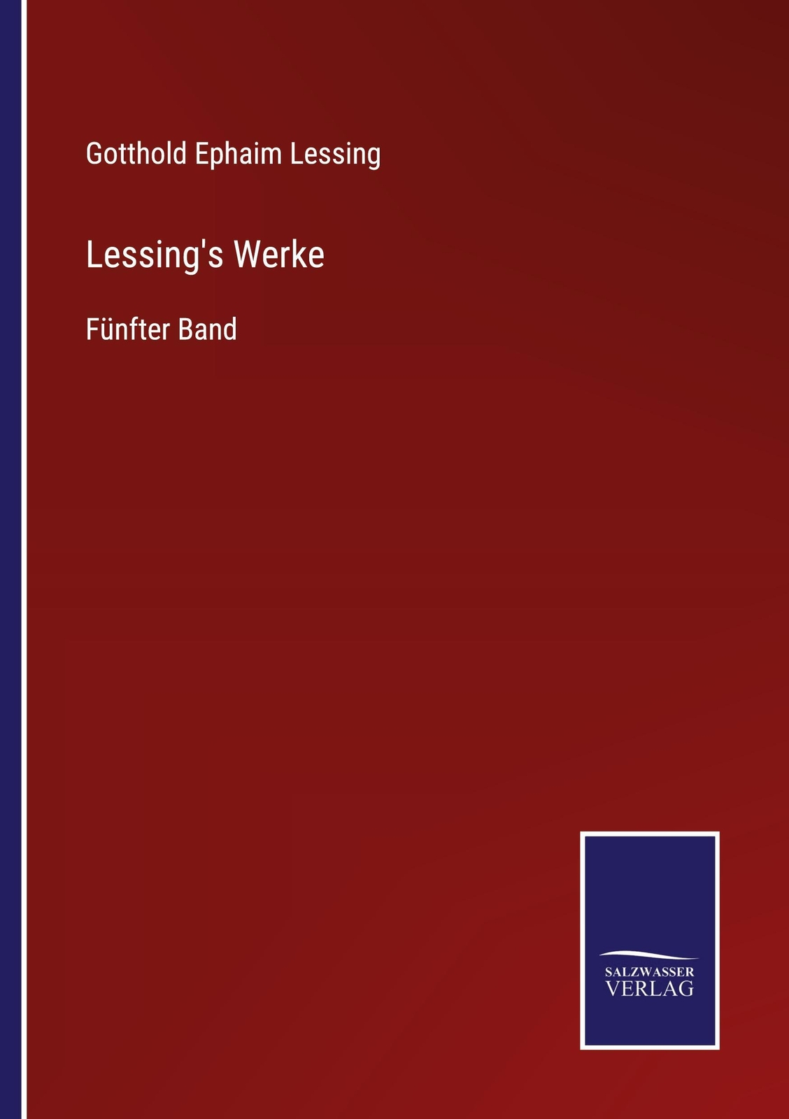 Thumbnail - Gotthold Ephaim Lessing | Lessing's Werke | Taschenbuch | Deutsch