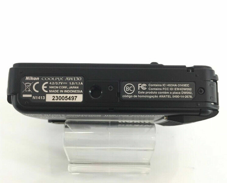 Nikon COOLPIX AW130 Digital Camera W. 5x Zoom Lens Black | eBay