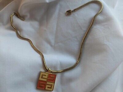 RARE SIGNED Vintage Givenchy Paris New York G Logo Pendant RARE SIGNED Vintage Givenchy Paris New York G Logo Pendant